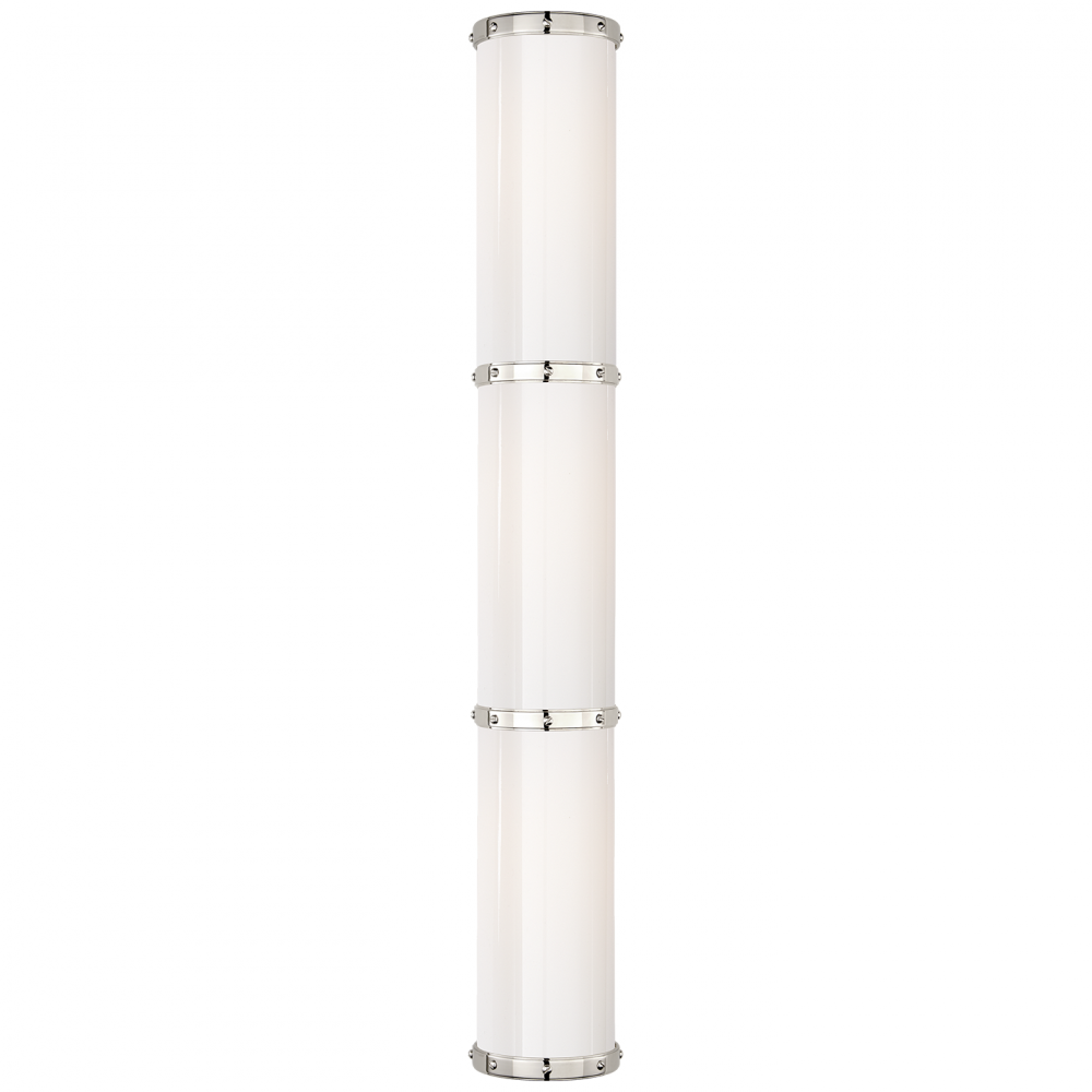 Ralph Lauren Bleeker Triple LED Bath Wall Sconce Polished Nickel