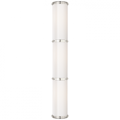 Ralph Lauren Bleeker Triple LED Bath Wall Sconce Polished Nickel
