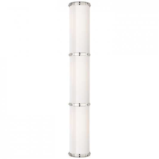 Ralph Lauren Bleeker Triple LED Bath Wall Sconce Polished Nickel