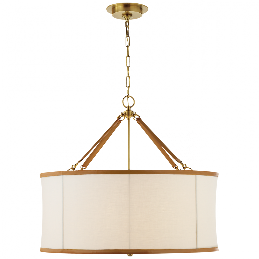 Ralph Lauren Broomfield Large Hanging Shade Natural Brass