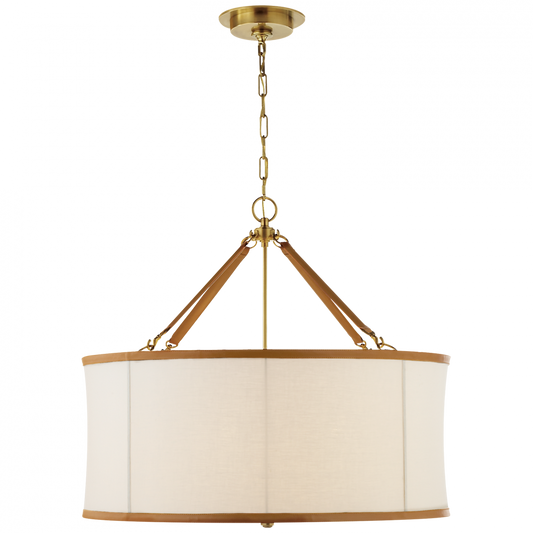 Ralph Lauren Broomfield Large Hanging Shade Natural Brass