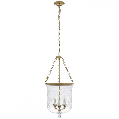 Ralph Lauren Cambridge Medium Smoke Bell Lantern Natural Brass