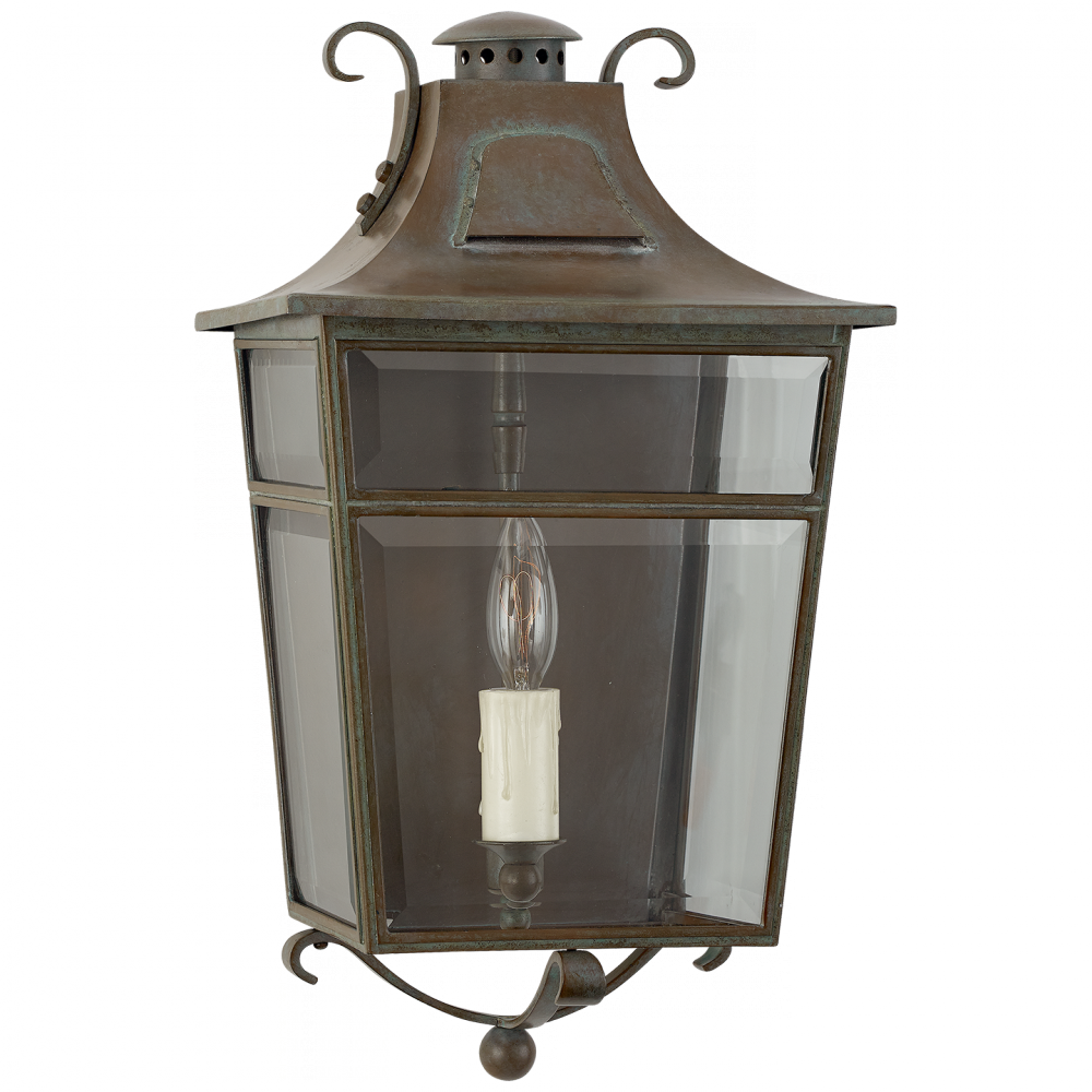 Ralph Lauren Carrington Small Wall Lantern Weathered Verdigris