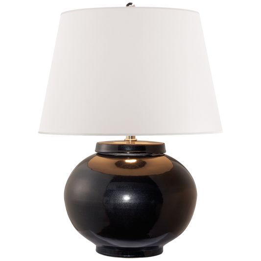 Ralph Lauren Carter Small Table Lamp Black Porcelain