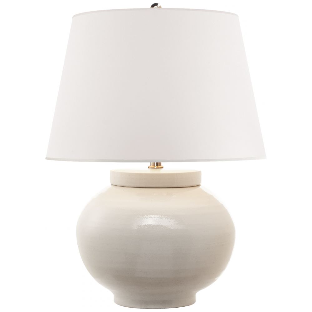 Ralph Lauren Carter White Stoneware Small Table Lamp