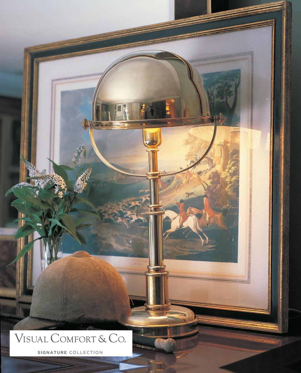 Ralph Lauren Carthage Table Lamp - Polished Nickel