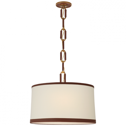 Ralph Lauren Cody Medium Hanging Shade Natural Brass with Saddle Leather