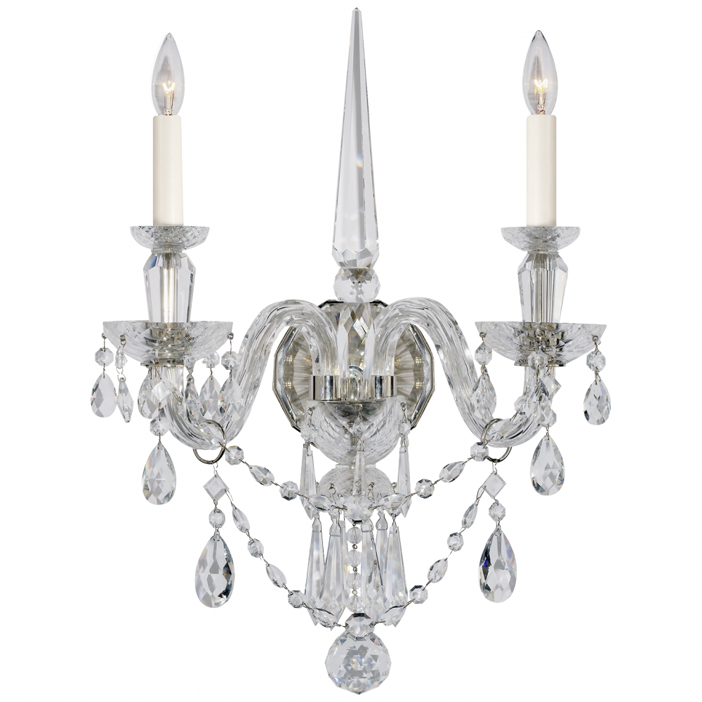 Ralph Lauren Daniela Medium Double Sconce Crystal