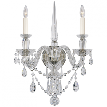 Ralph Lauren Daniela Medium Double Sconce Crystal