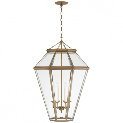 Ralph Lauren Edmund Large Lantern Natural Brass