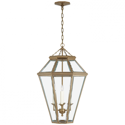 Ralph Lauren Edmund Medium Lantern Natural Brass