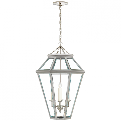 Ralph Lauren Edmund Medium Lantern Polished Nickel