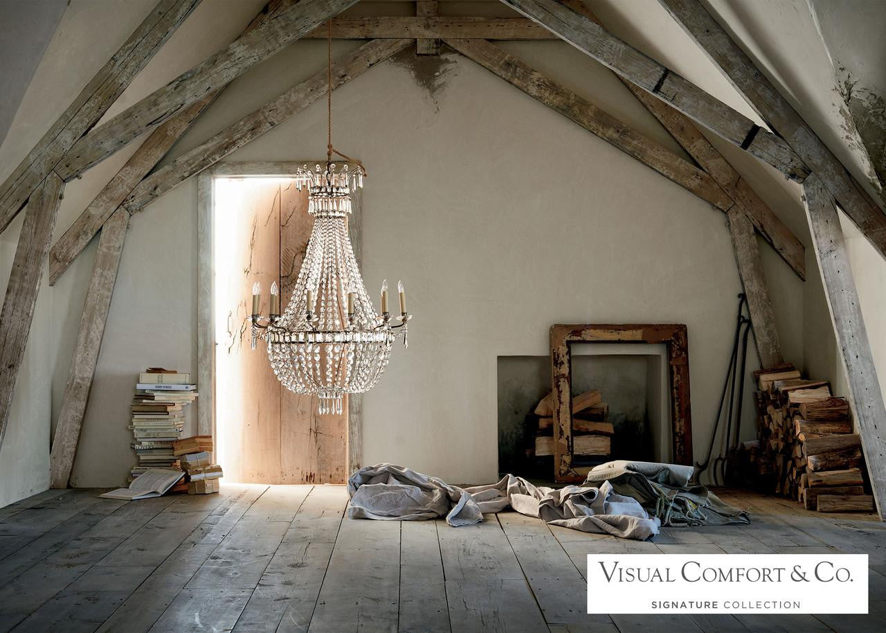 Ralph Lauren Evalina Chandelier - Butler's Silver