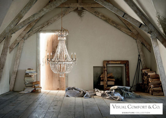 Ralph Lauren Evalina Chandelier - Butler's Silver