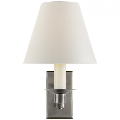 Ralph Lauren Evans Library Sconce Antique Nickel