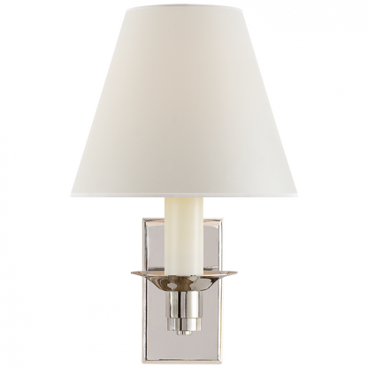 Ralph Lauren Evans Library Sconce Polished Nickel