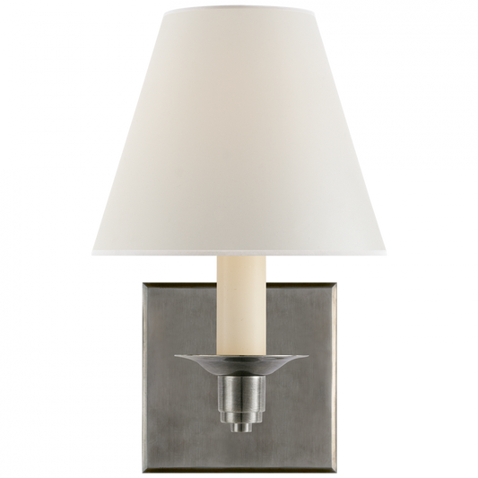 Ralph Lauren Evans Single Arm Sconce Antique Nickel