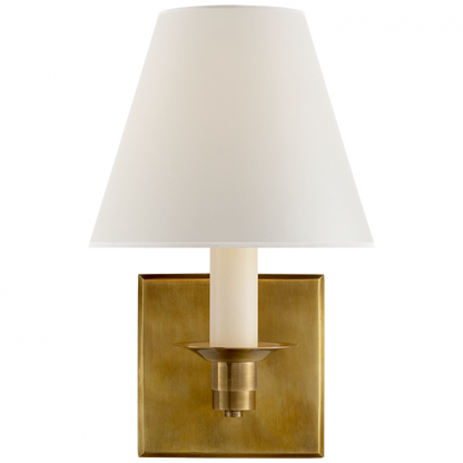 Ralph Lauren Evans Single Arm Sconce Natural Brass