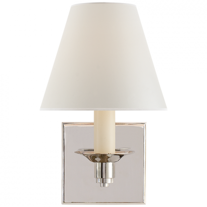 Ralph Lauren Evans Single Arm Sconce Polished Nickel