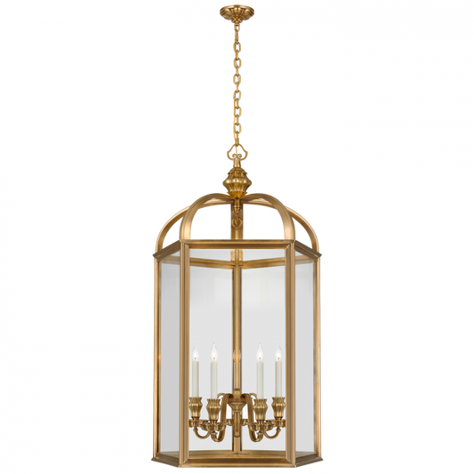 Ralph Lauren Falaise Large Lantern Natural Brass