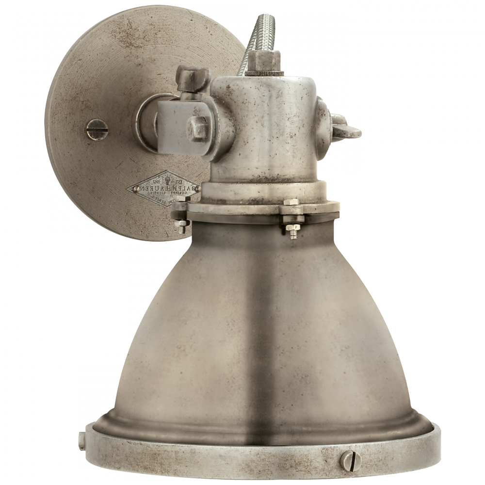 Ralph Lauren Fulton Small Sconce Industrial Steel