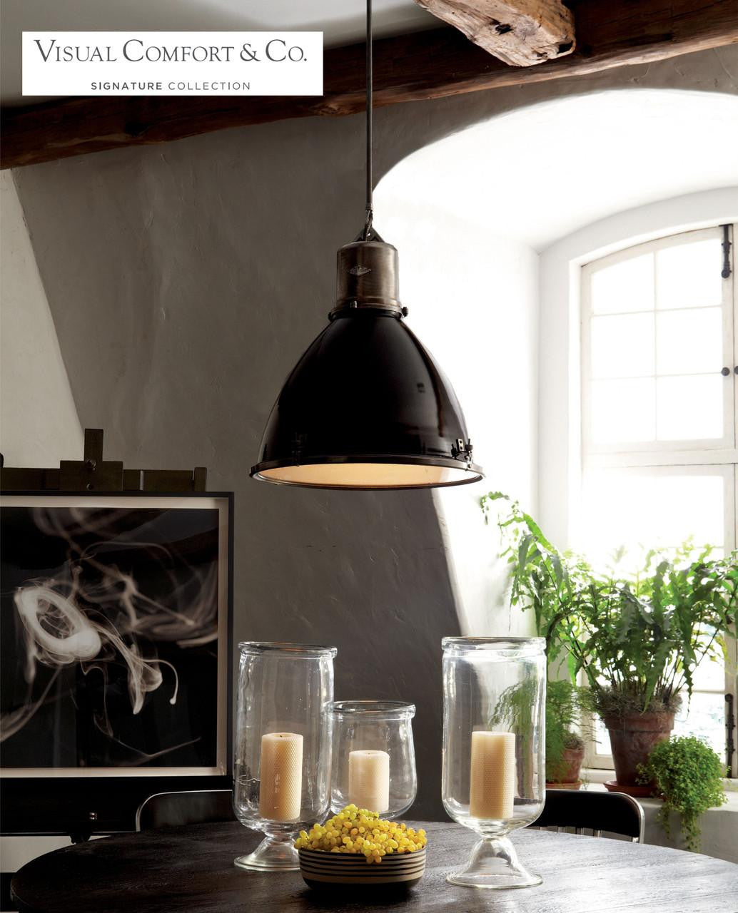 Ralph Lauren Fulton Large Pendant - Industrial Steel