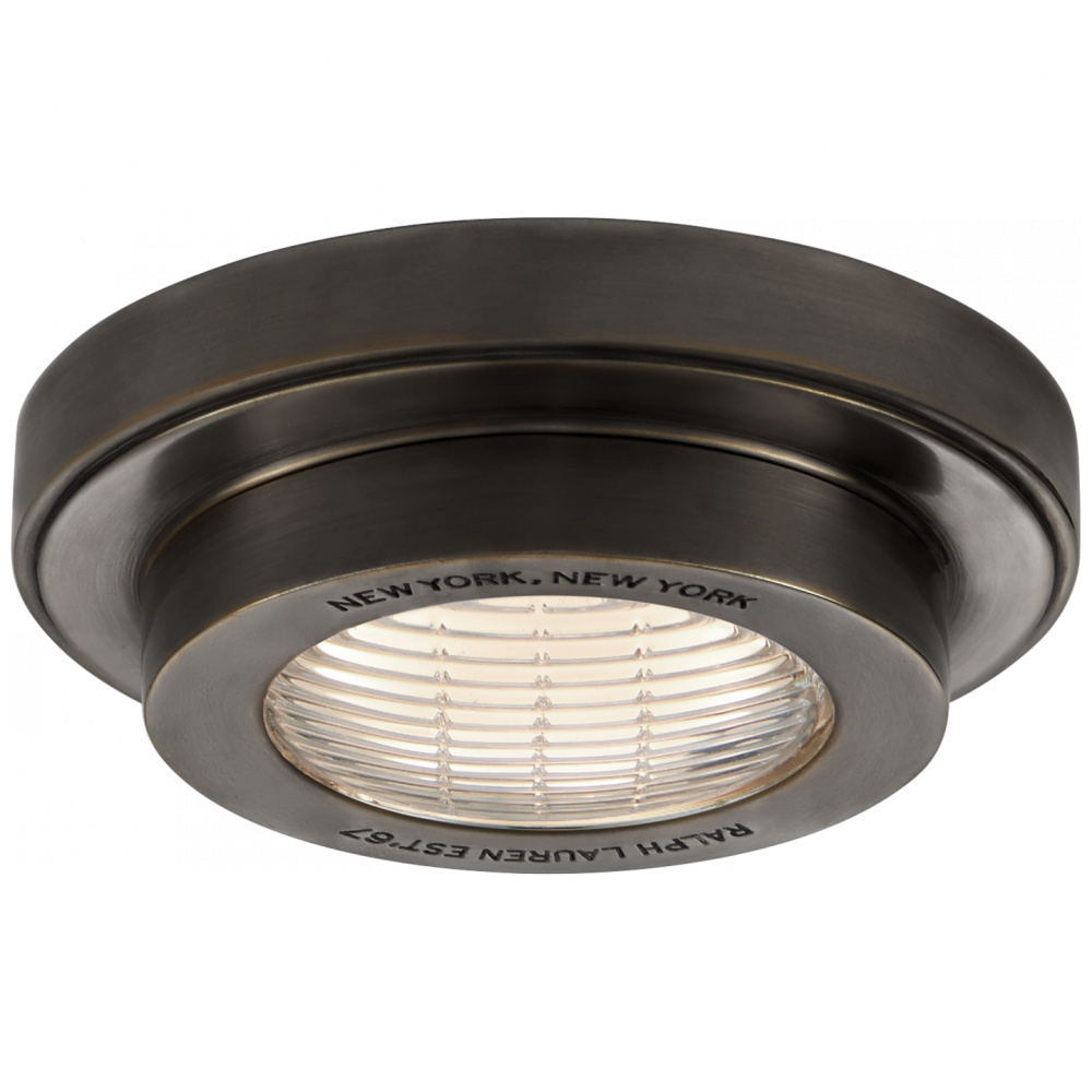 Ralph Lauren Grant 4.5-in Solitaire LED Flush Mount Bronze
