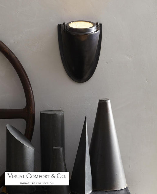 Ralph Lauren Grant Large Outdoor Sconce Natural Brass