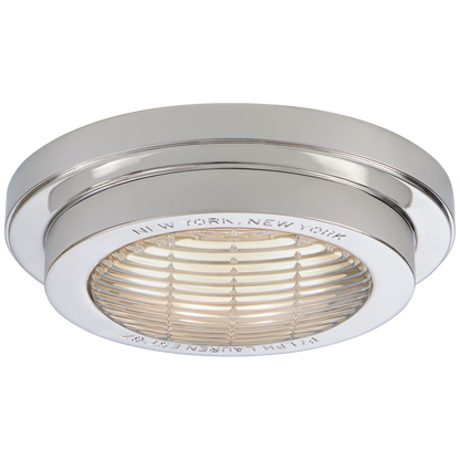 Ralph Lauren Grant 6.25-in LED Solitaire Flush Mount Polished Nickel