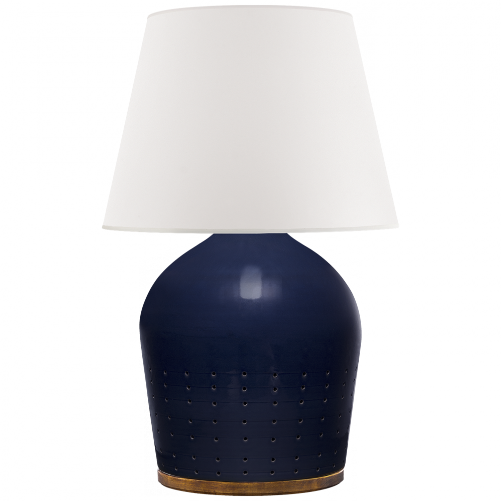 Ralph Lauren Halifax Small Table Lamp Blue Ceramic