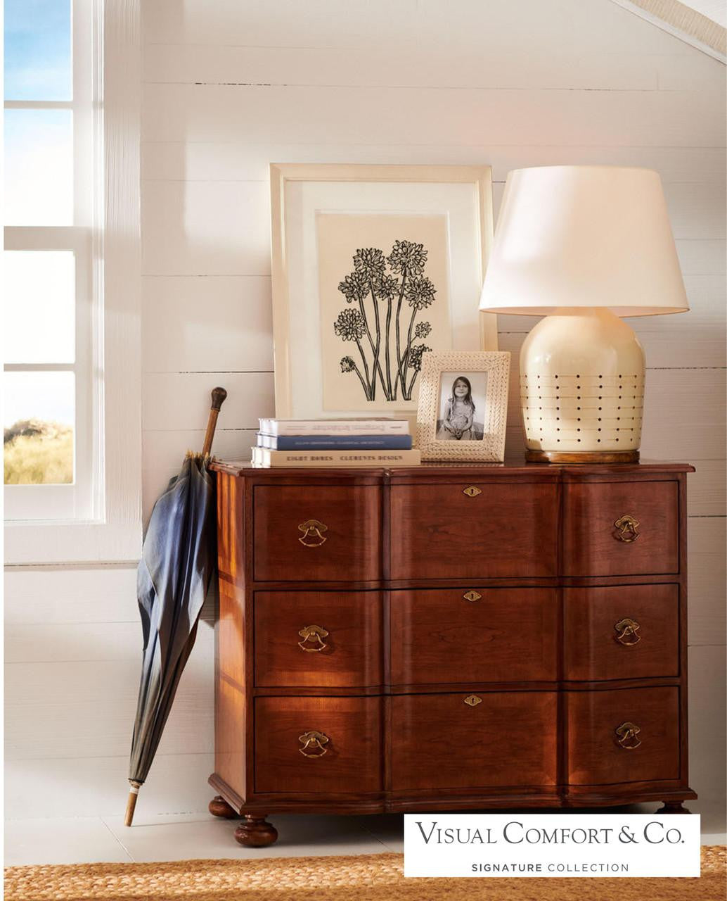 Ralph Lauren Halifax Small Table Lamp - Coconut