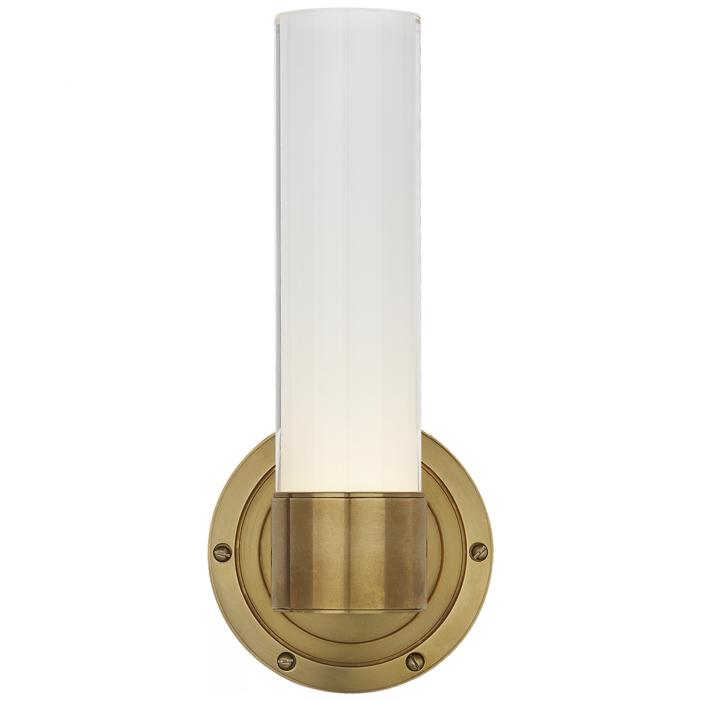 Ralph Lauren Jones Small Single LED Bath Wall Sconce Natural Brass