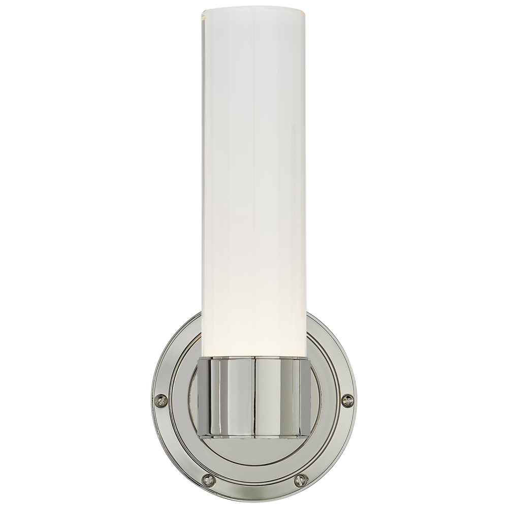 Ralph Lauren Jones Small Single LED Bath Wall Sconce Polished Nickel