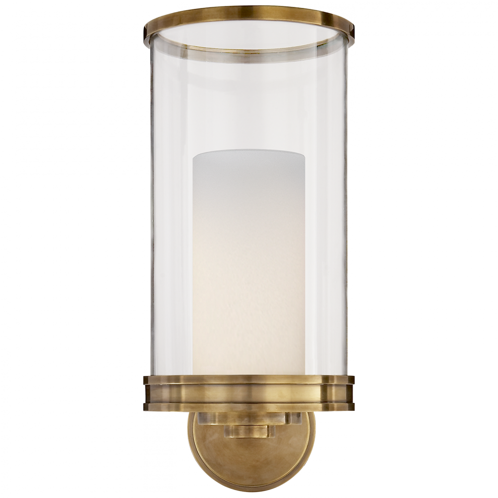 Ralph Lauren Modern Hurricane Sconce Natural Brass