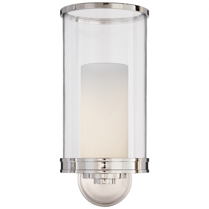 Ralph Lauren Modern Hurricane Sconce Polished Nickel