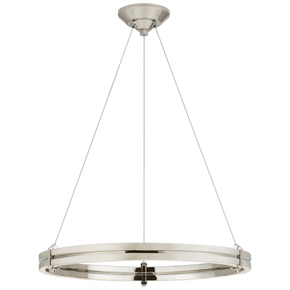 Ralph Lauren Paxton 24-in LED Ring Chandelier Polished Nickel