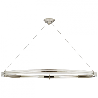 Ralph Lauren Paxton 48-in LED Ring Chandelier Polished Nickel