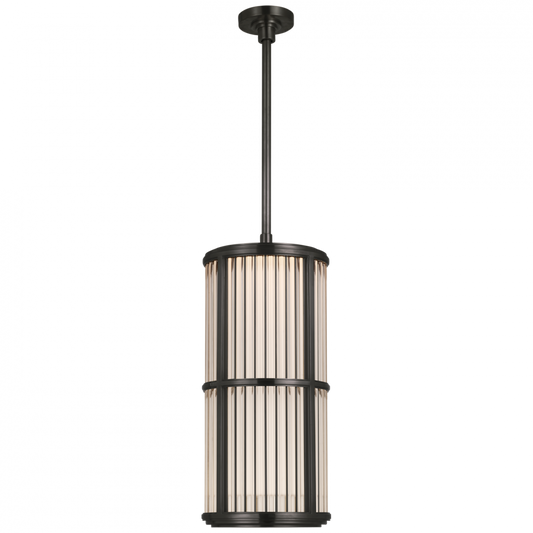 Ralph Lauren Perren 10-in LED Pendant Bronze and Glass Rods