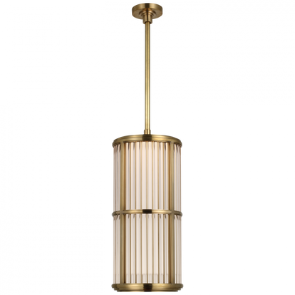Ralph Lauren Perren 10-in LED Pendant Natural Brass and Glass Rods