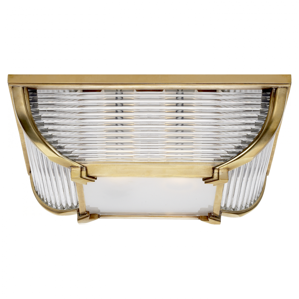 Ralph Lauren Perry Large Flush Mount Natural Brass