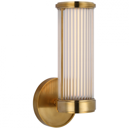 Ralph Lauren Ranier Single LED Bath Wall Sconce Natural Brass