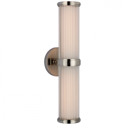 Ralph Lauren Ranier Double LED Bath Wall Sconce Polished Nickel