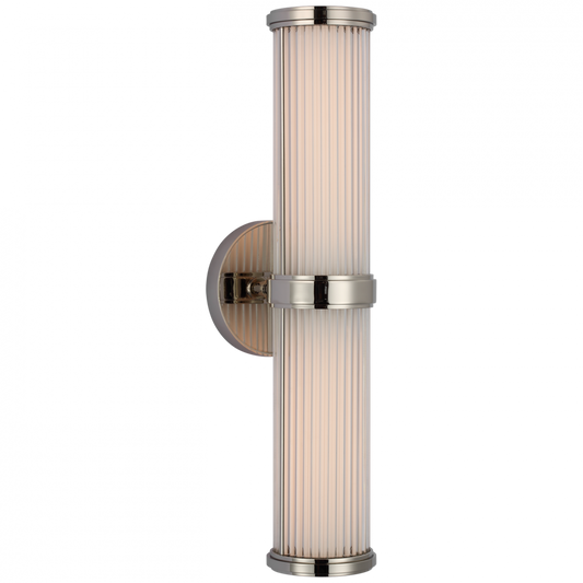 Ralph Lauren Ranier Double LED Bath Wall Sconce Polished Nickel