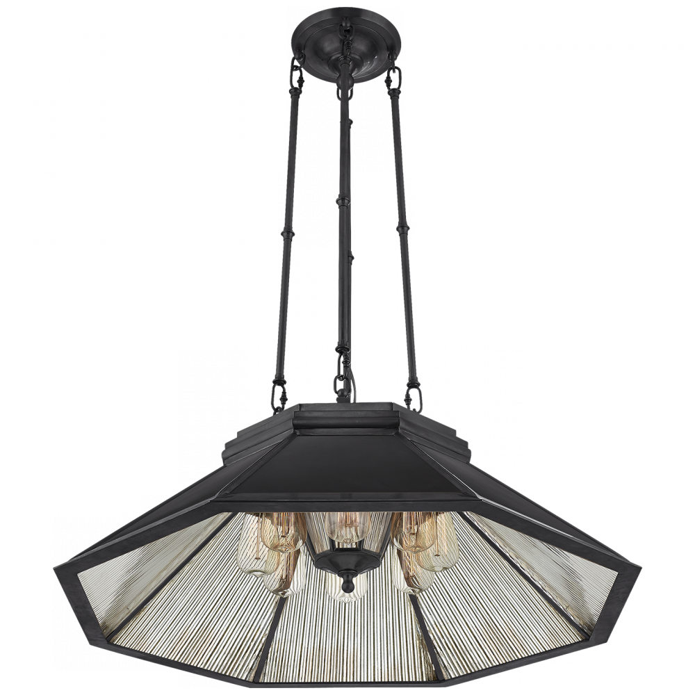 Ralph Lauren Rivington Medium 8-Paneled Chandelier Bronze