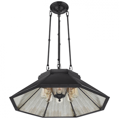 Ralph Lauren Rivington Medium 8-Paneled Chandelier Bronze