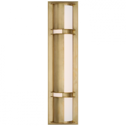 Ralph Lauren Strever 18-in LED Shielded Sconce Natural Brass