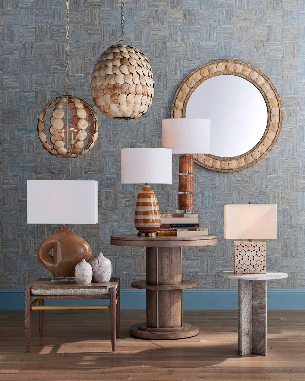 Birdseye Table Lamp, Currey and Company (6000-0679 VGX5)