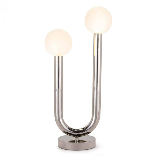 Regina Andrew Happy Table Lamp Polished Nickel, Nickel