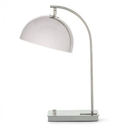 Regina Andrew Otto Desk Lamp Polished Nickel, Nickel