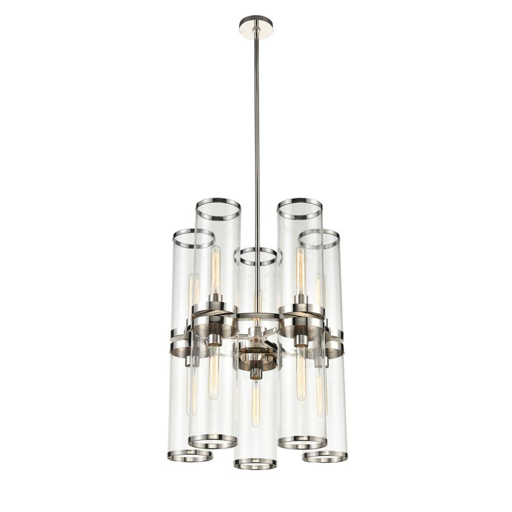 Alora Lighting Revolve II Chandelier Polished Nickel
